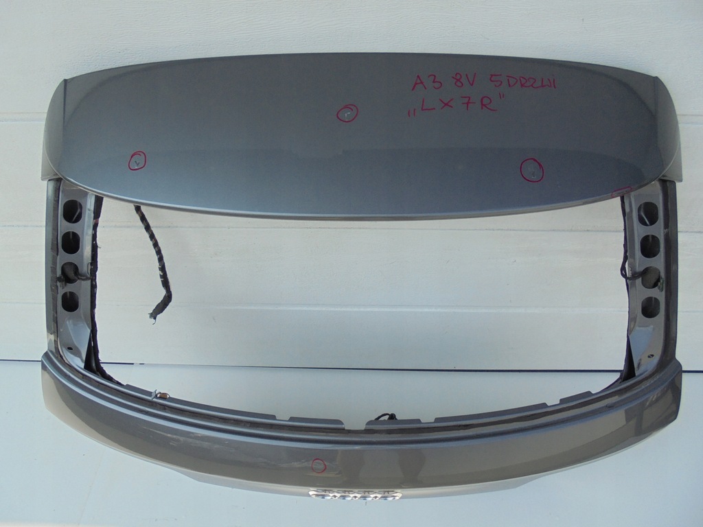 фото №11, Audi a3 8v 5 двері lx7r кришка багажника багажника 2012-2019