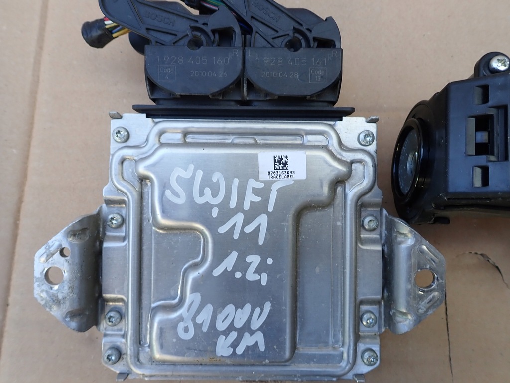 фото №6, Suzuki swift mk7 10-15 замок запалювання бортовий комп'ютер набір