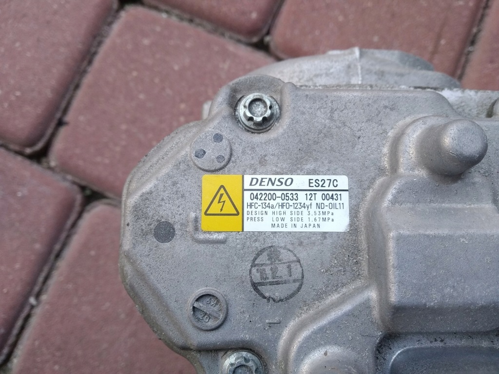 фото №3, Компрессор кондиционера lexus nx rx rav4 hybrid 17