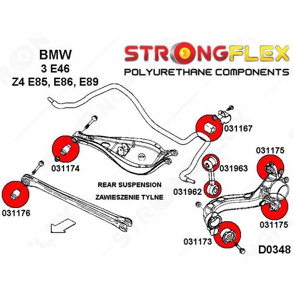 фото №3, Bmw e36 e34 z3 втулка стабилизатора задняя полиуретан