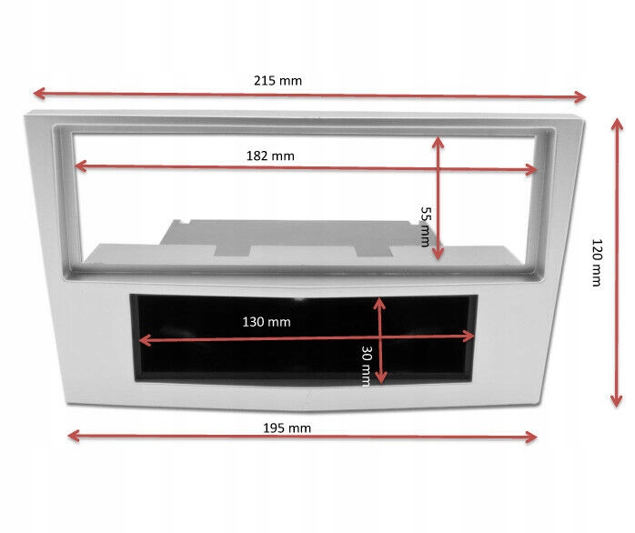 фото №4, Рамка радіо 1din opel astra h corsa d 61292