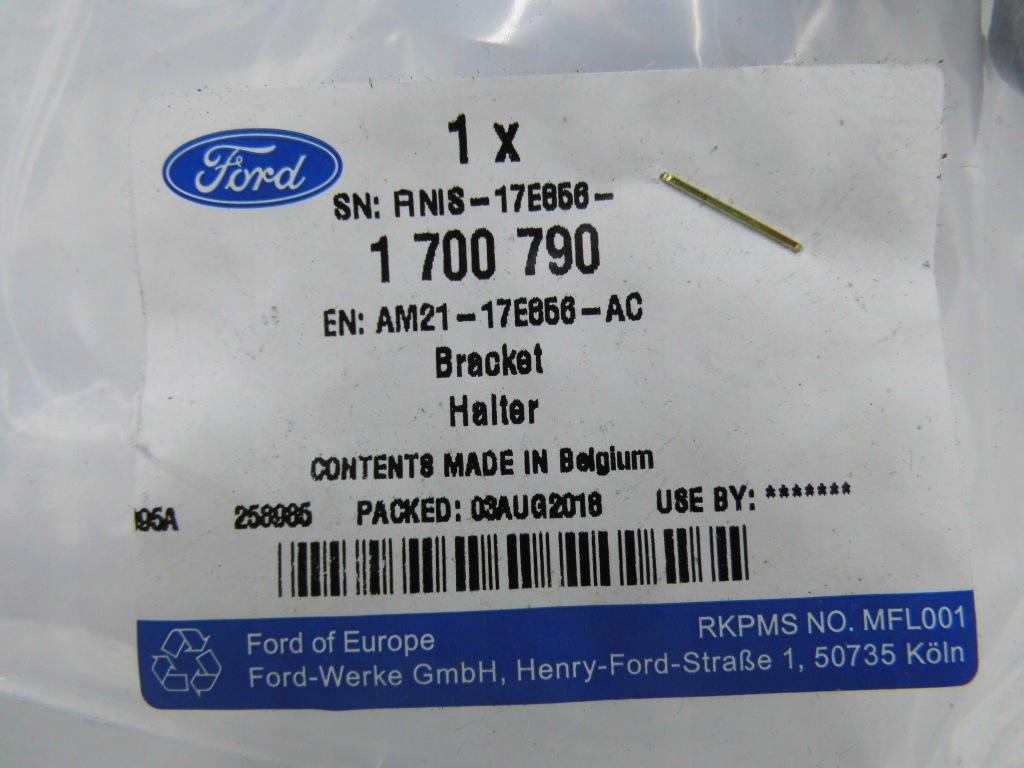 Направляющая кронштейн бампера правый перед galaxy 10-15 _ 1700790 _ am21-17e856-ac Цена