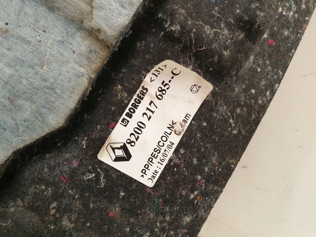 фото №3, Килимок обшивка оббивка renault grand scenic ii