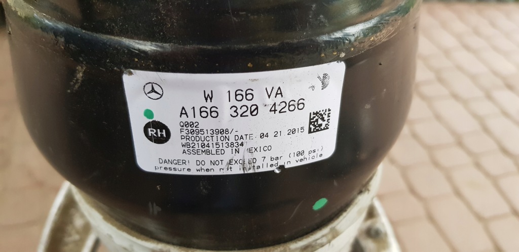 Ml w166 подвеска перед поворотный кулак правое левая Оригинал