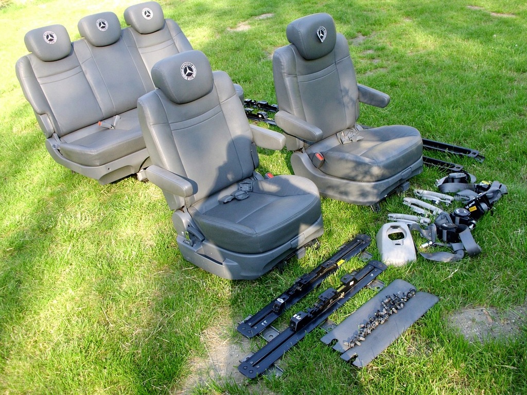 фото №7, Ssangyong rodius направляющие сидений сиденье короткие tylko krutkie