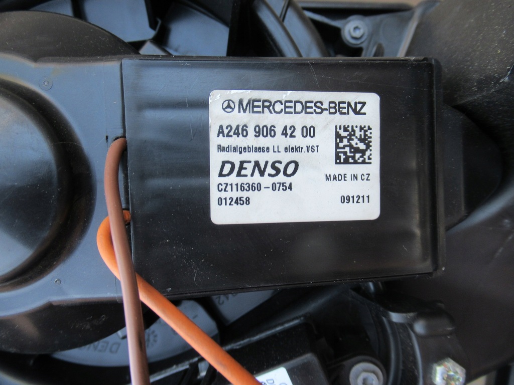 фото №5, Mercedes w246 отопитель