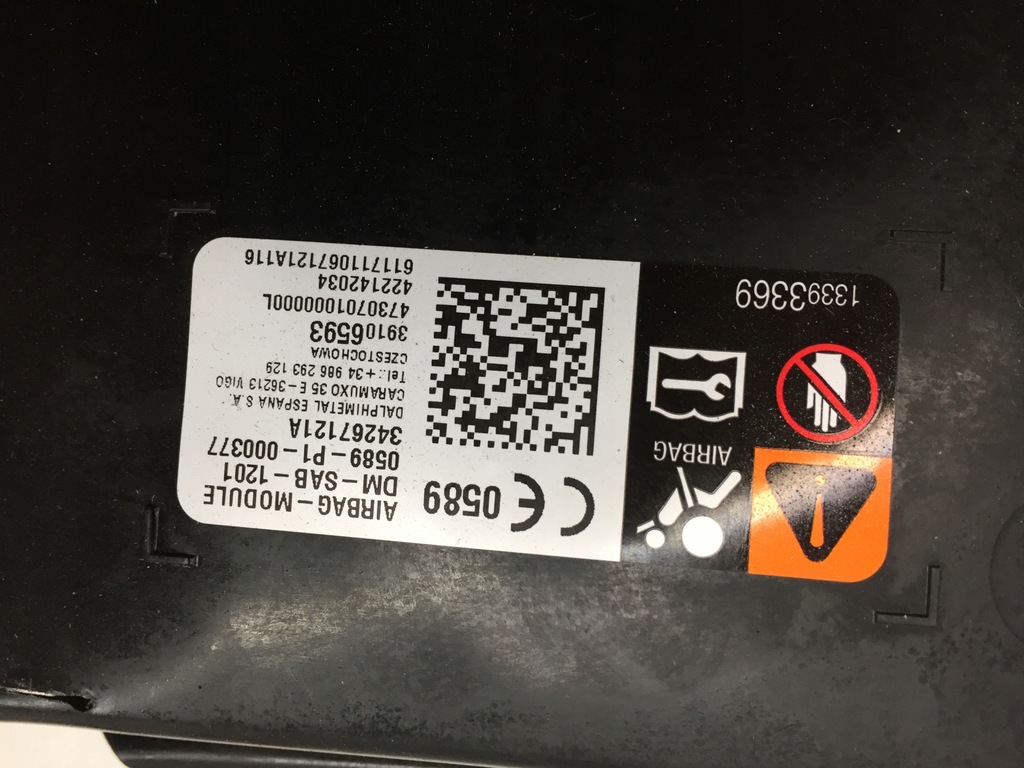 фото №2, Opel crossland x подушка подушка безпеки сидіння ліва org