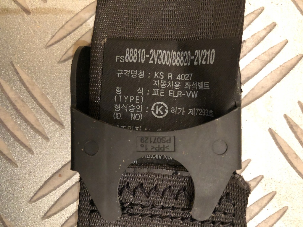 фото №5, Hyundai veloster 2011-2018 pas безпеки ремені