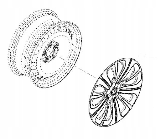 фото №5, 1 szt. колпак 20'' vortex renault scenic iv / grand oryg.
