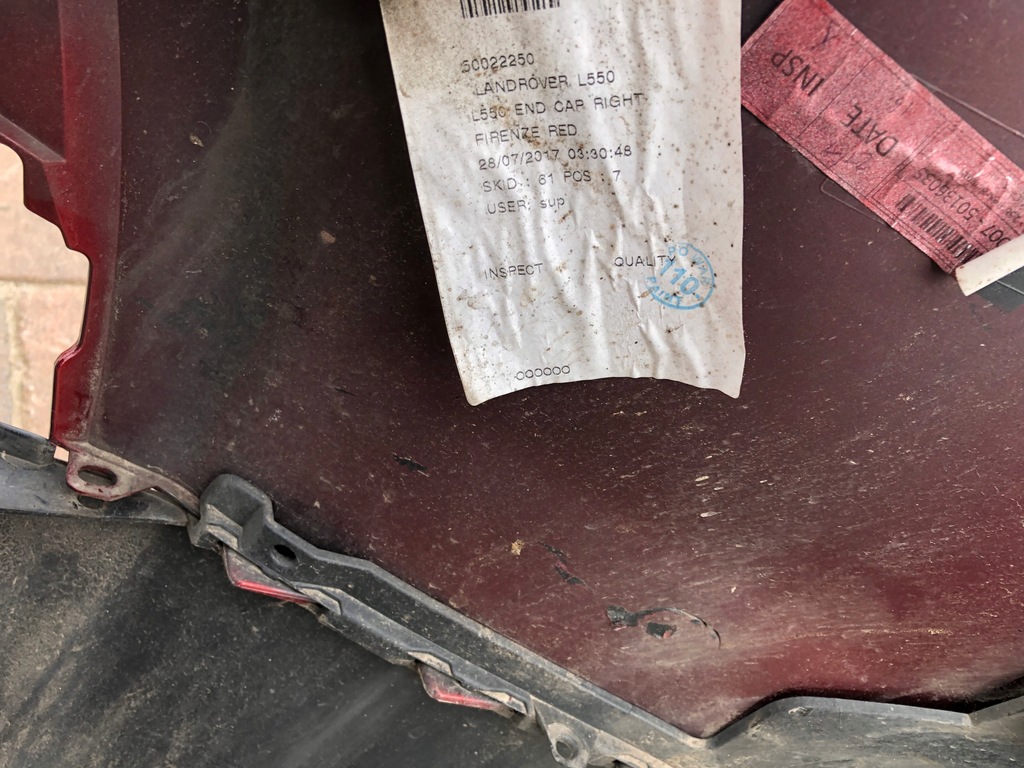 фото №6, Land rover discovery sport бампер задня