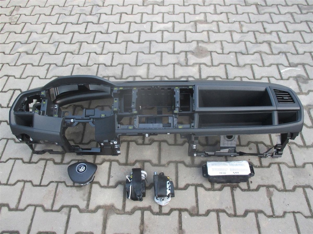 фото №1, Панель приладів консоль подушка безпеки ремені vw t6 transporter