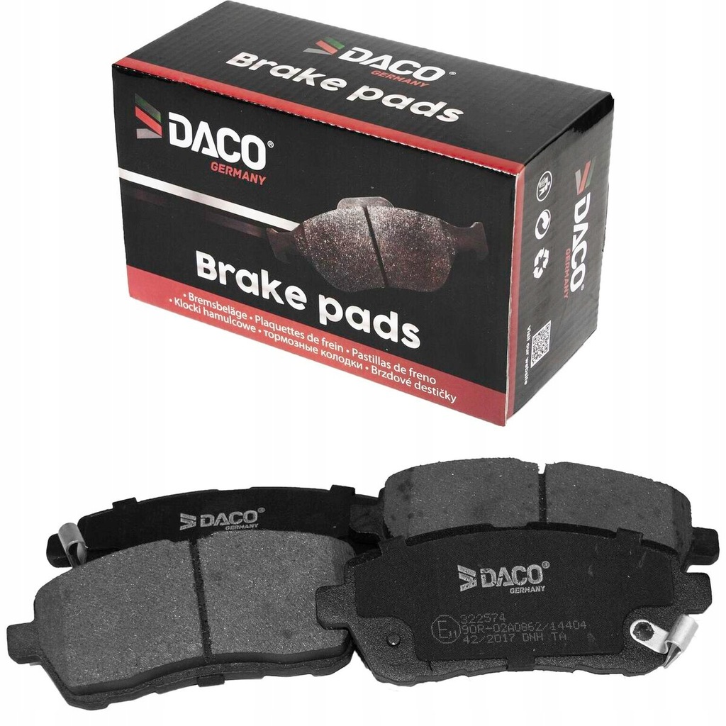 фото №1, Гальмівні колодки гальмівні daco перед suzuki swift iv 2010-