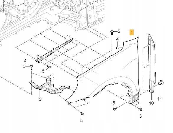 фото №14, Крила porsche cayenne 2 7p5 92a 958 fl правий перед ґрунтовка