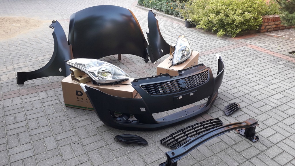 фото №5, Suzuki swift mk7 2010 бампер + капот + крыло p