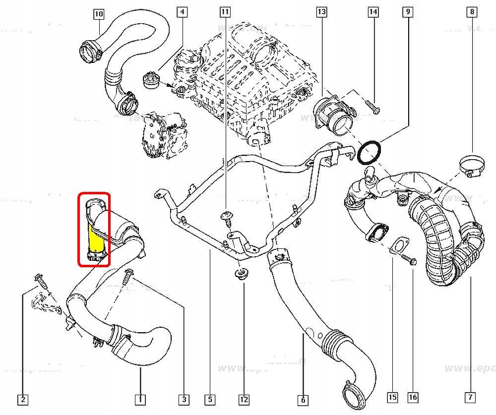 фото №6, Nissan primastar 2,0 dci шланг труба waz турбины
