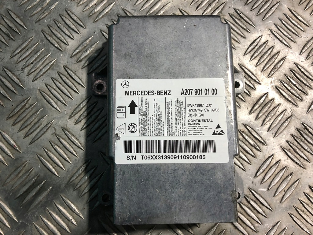 фото №1, Mercedes w207 e coupe модуль датчик подушок подушка безпеки