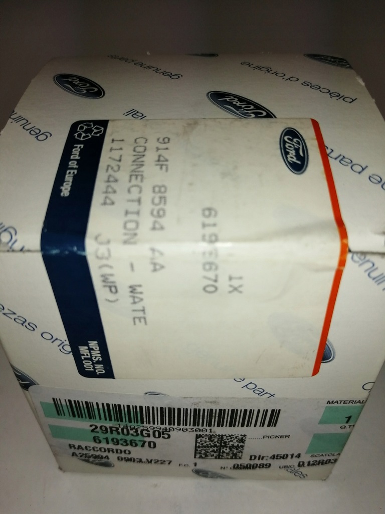 фото №10, З'єднувач корпус термостата ford transit 6193670