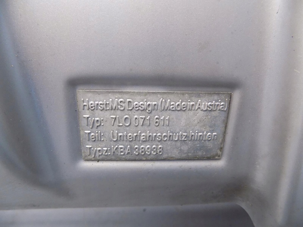 фото №6, Vw touareg 7l бампер задня la7w