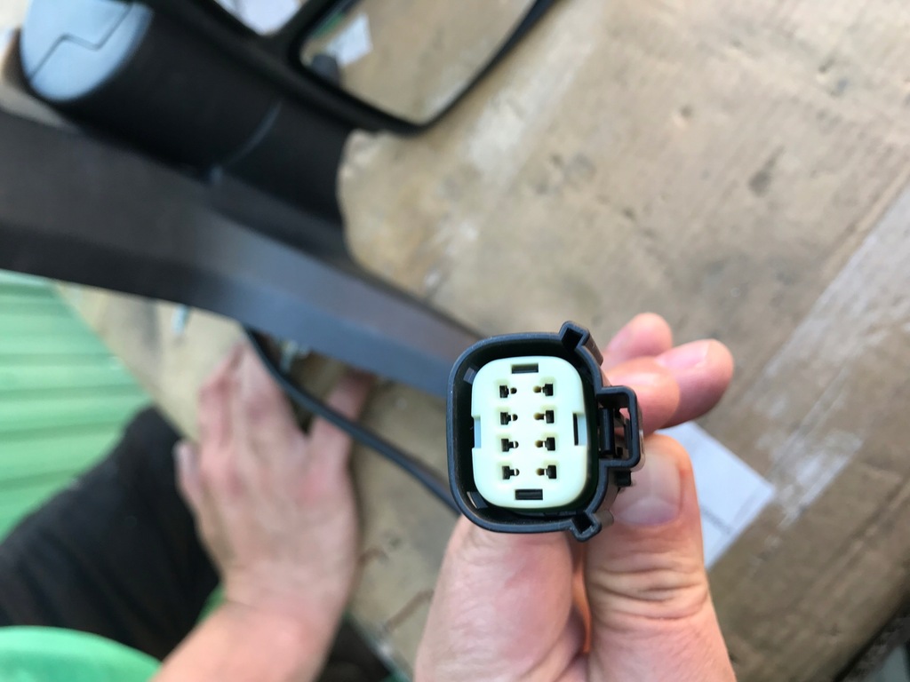 фото №6, Ford transit mk8 правое idealne зеркало 8 pinów