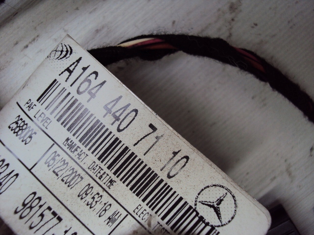 фото №4, Електропроводка двері правий задня mercedes ml w164