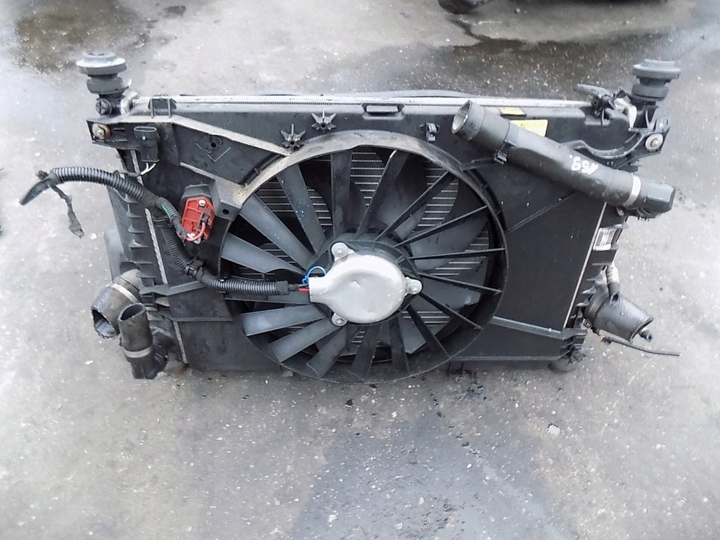 фото №3, Alfa romeo 159 комплект радиатор вентилятор