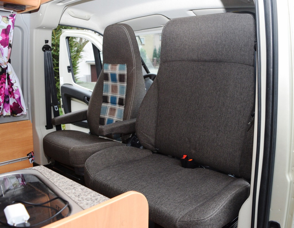 фото №6, Двойной сиденье поворотный заднее сиденье fiat ducato, jumper, boxer 2006- правый