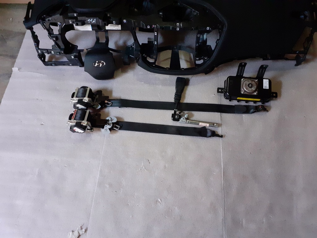 фото №4, Hyundai tucson 15'-18' приборная панель консоль приборная панель подушка безопасности