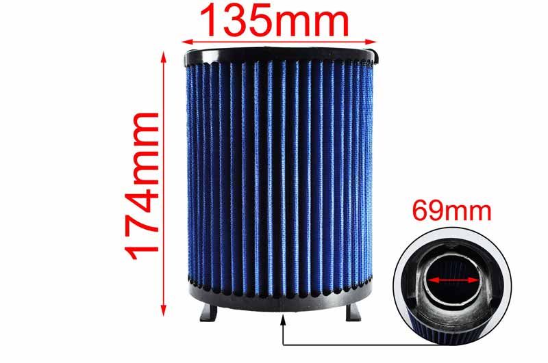 фото №5, Спортивный фильтр воздуха vw eos 2.0 fsi 150km simota