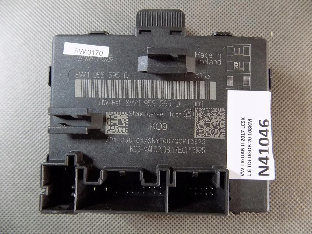 фото №1, Модуль двері volkswagen оригінальний номер 8w1959595d