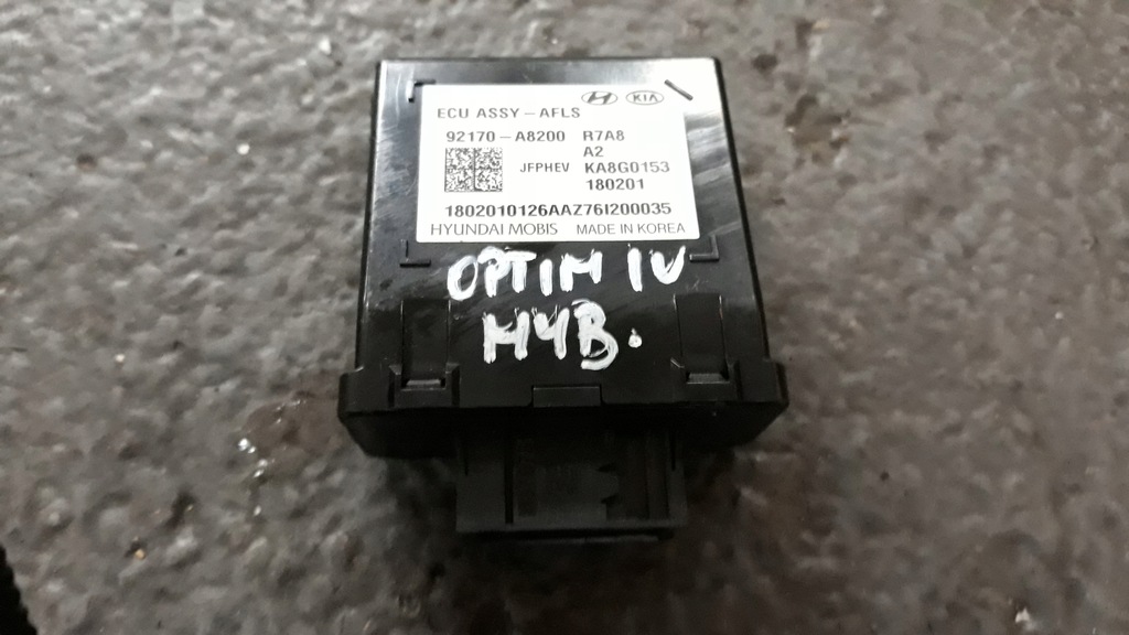фото №1, Kia optima iv 2018 модуль блок керування ecu assy-afls