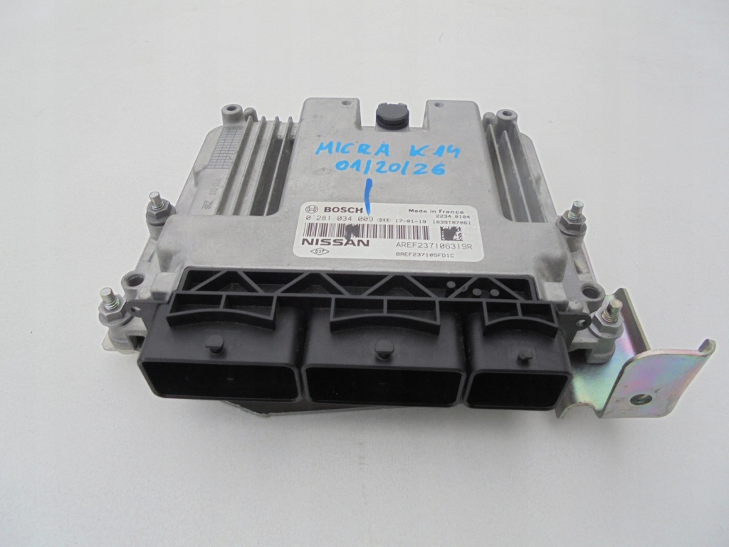 фото №1, Nissan micra k14 бортовой компьютер 0281034009 1.5 dci 2017-