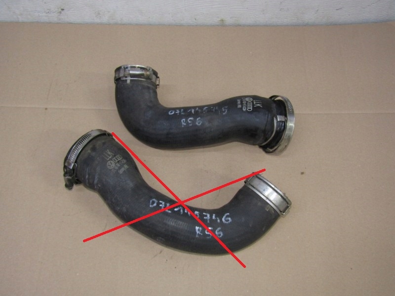 фото №1, Audi a6 c6 rs6 4f 5.0 v10 шланг труба интеркулер waz 07l145745
