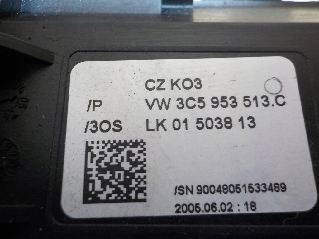 фото №3, Переключатель комбинированный круиз-контроль vw passat b6