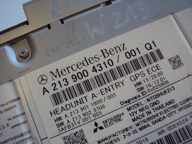фото №5, Радіо gps головний пристрій mercedes e w213 a2139004310