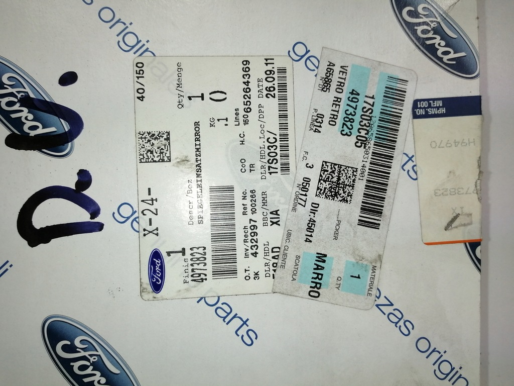 фото №7, Вкладыш зеркало ford tourneo transit 02-13 4973823