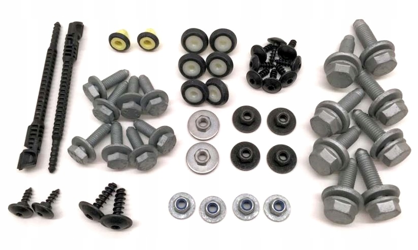 фото №1, Набор элементов крепёжных бампер задняя audi a3