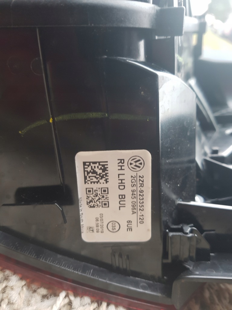 фото №7, Vw polo vi лампа правая, левая 2gs-orginał!!!