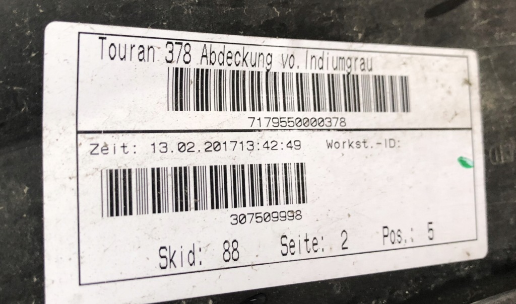 фото №6, Бампер перед передний vw touran ii 15- 2015- 5ta