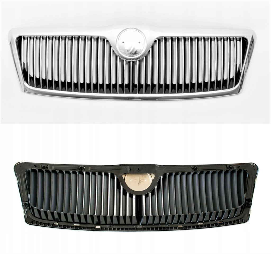 фото №1, Решётка радиатора решётка радиатора перед skoda octavia ii 2004-2008