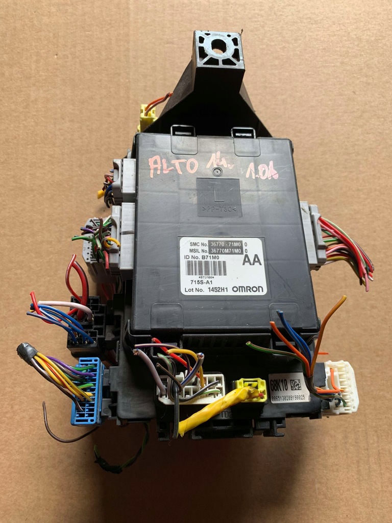 фото №1, Коробка предохранителей модуль bsi suzuki alto 1.0