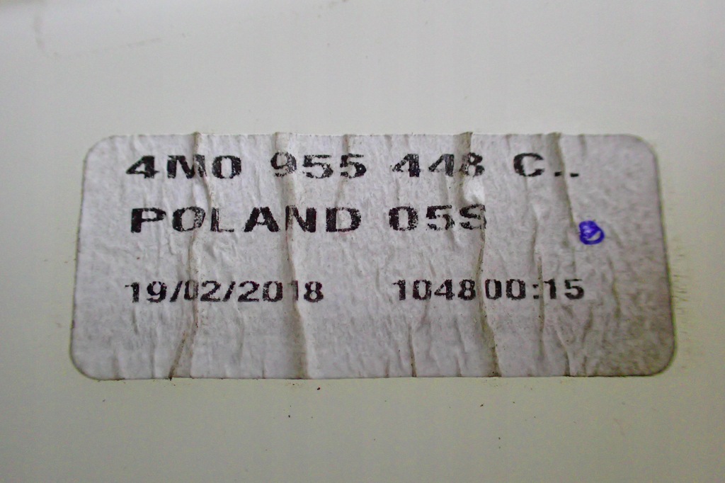 фото №5, ^^ audi q8 4m8 бачок омывателя 4m0955448c