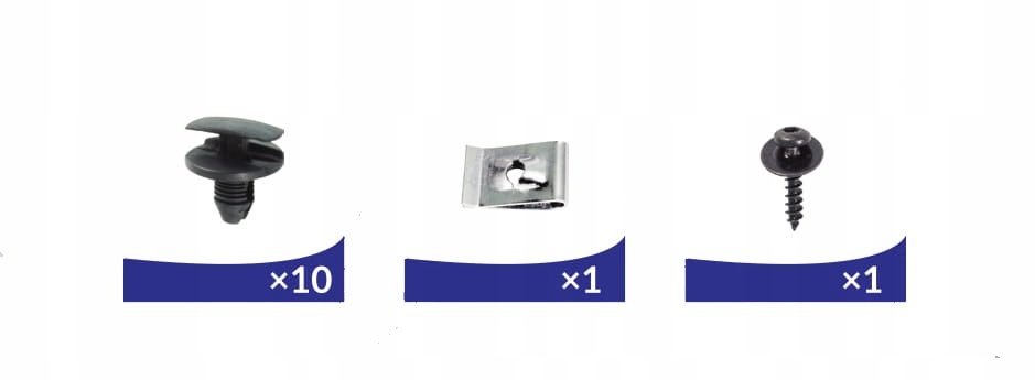 фото №1, Клипсы подкрылок citroen c3 ii c4 c5 комплект набор