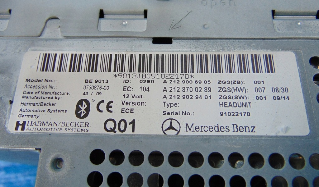 фото №4, Mercedes e-klasa w207 w212 радио навигация