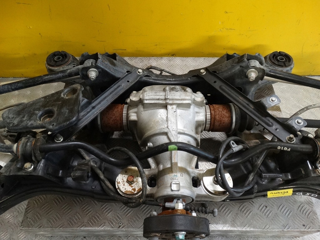 фото №14, Infiniti q50 2.0t подрамник подрамник дифференциал поворотный кулак задняя