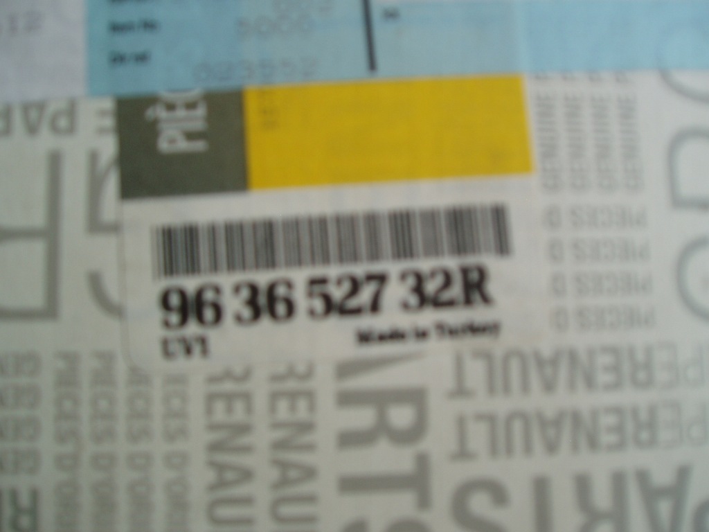 фото №2, Вкладыш зеркало подогрев. правое renault 963652732r