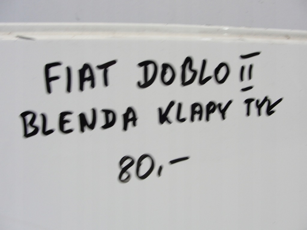 фото №9, Накладка крышки задняя fiat doblo ii 735470340