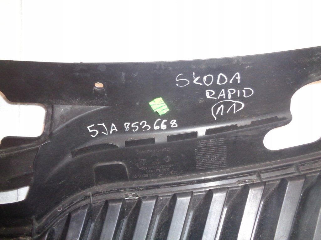 фото №3, Skoda rapid решітка радіатора решітка радіатора 5ja853668 оригінал