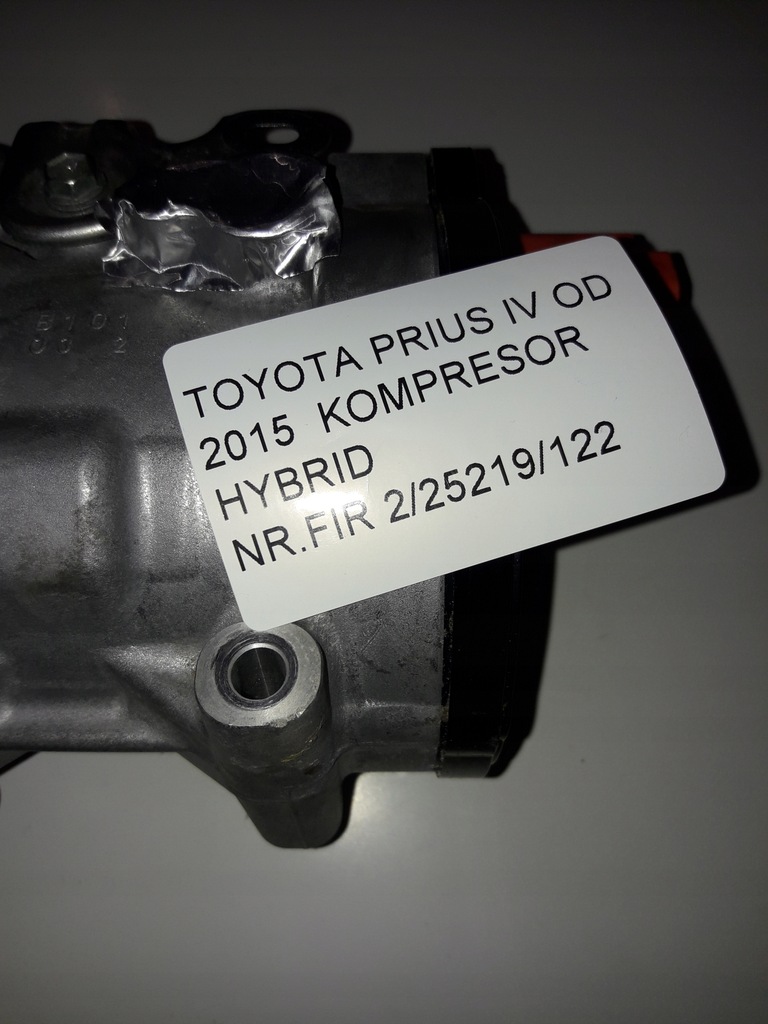фото №7, Toyota prius chr 1.8 hybrid компрессор кондиционера