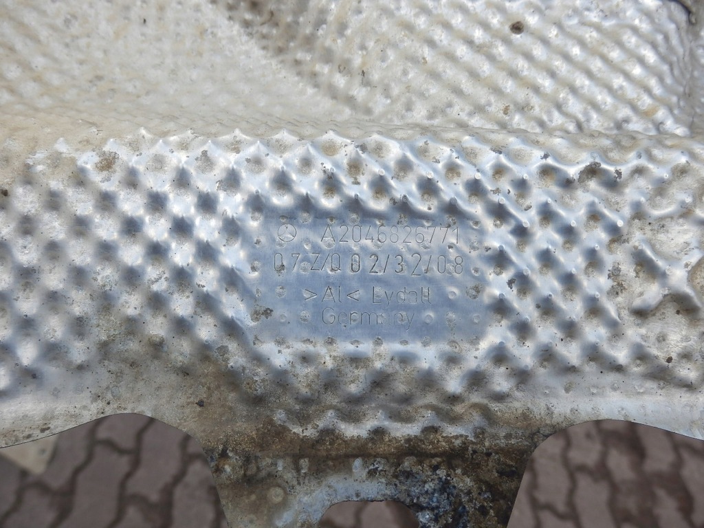 фото №7, Mercedes glk x204 лист защита тепловая