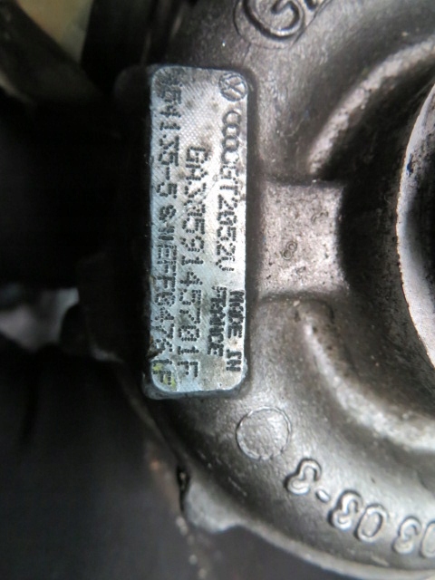 фото №2, Турбонагнетатель audi vw skoda 2,5 tdi 059145701f